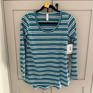 LuLaRoe Multicolor Striped Long Sleeve Top